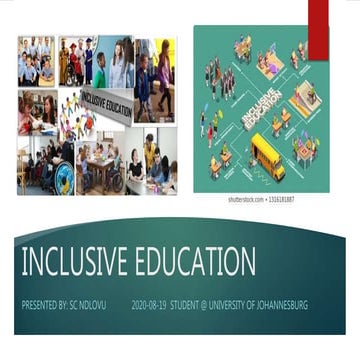 Inclusive education 
