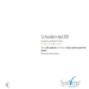 Synergy Summit Poster_4 | PDF