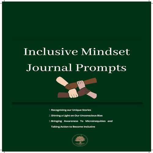 Inclusive+Mindset+Journal+Prompts that help with mindfulness