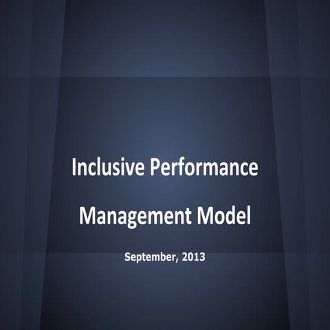 Inclusive Performance Management