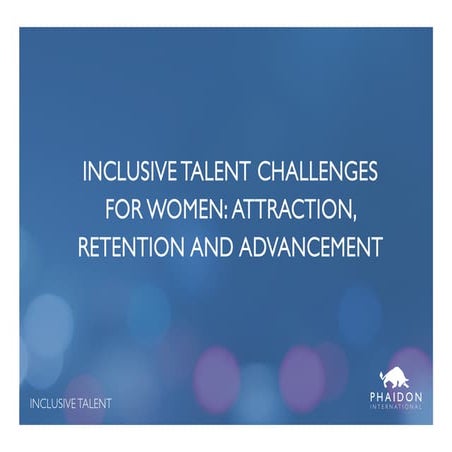 Inclusive talent challenges for women