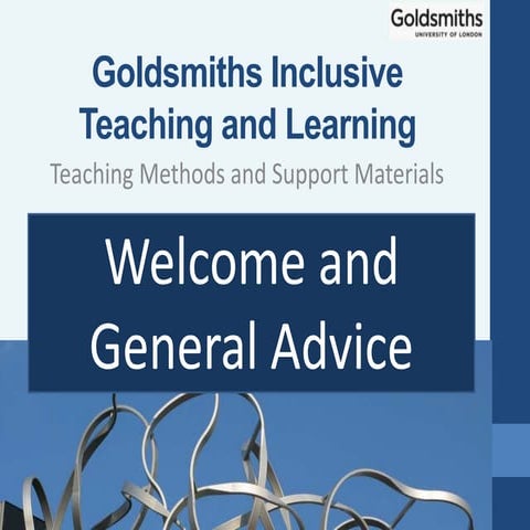 Inclusive Teaching - Teaching Methods and Support Materials