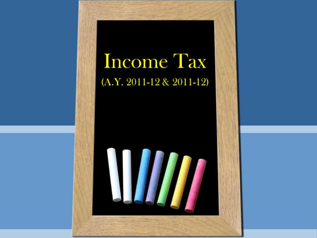 Income tax-ppt