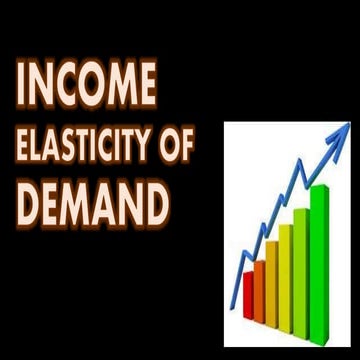 Income elasticity of demand