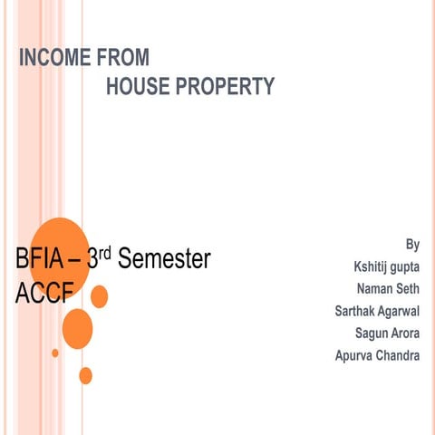 Income from house property