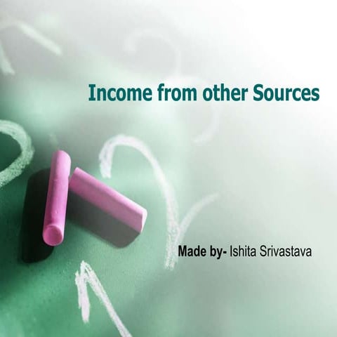 Income from other sources