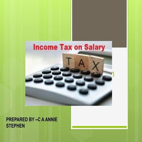 Income from salary Basics