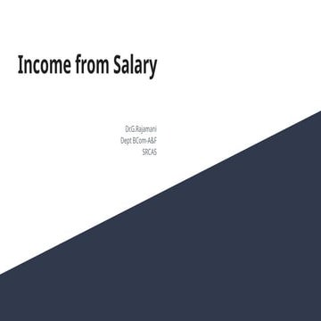 Income from Salary-Computation of income from salary.pptx