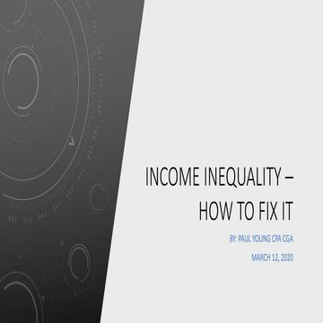 Measures to reduce income inequality | PPTX