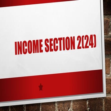 Income section 2(24)