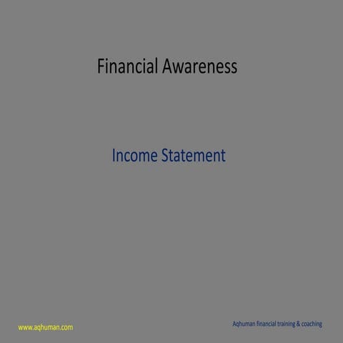 Income statement