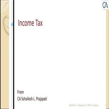 Income Tax AY 2017-2018