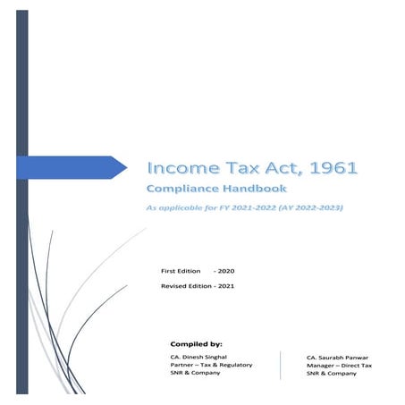 Income tax compliance handbook   2021 edition