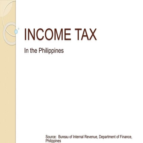 Income Tax Rates in the Philippines