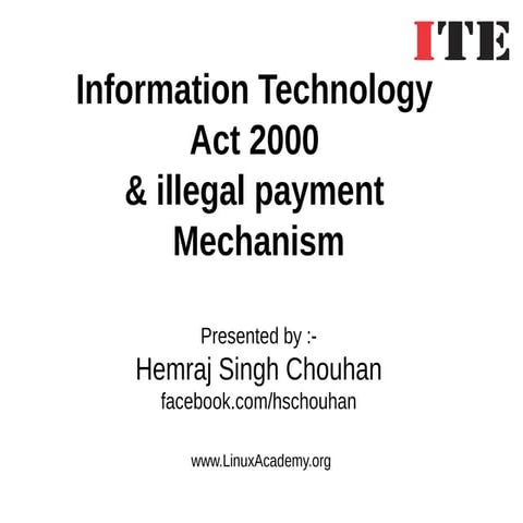 Information Technology act 2000 & Threats to India using Google