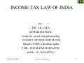 Income Tax Law Of India