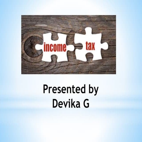 Types of Assessees and Residential Status