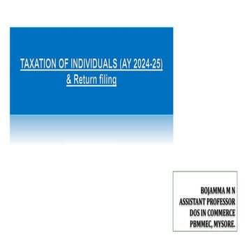 INCOME TAXXX RELATED POWER POINT PRESENTATION