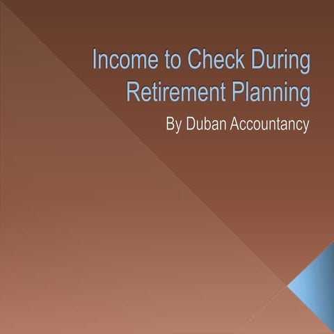 Types of Retirement Accounts | PPTX