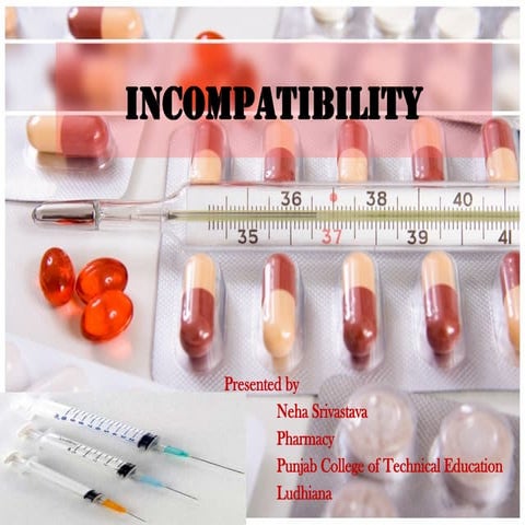Comprehensive Overview of Pharmaceutical Incompatibility Studies and ...