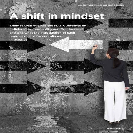 ICA Incompliance  Magazine article - MAS IAC, A Shift in Mindset