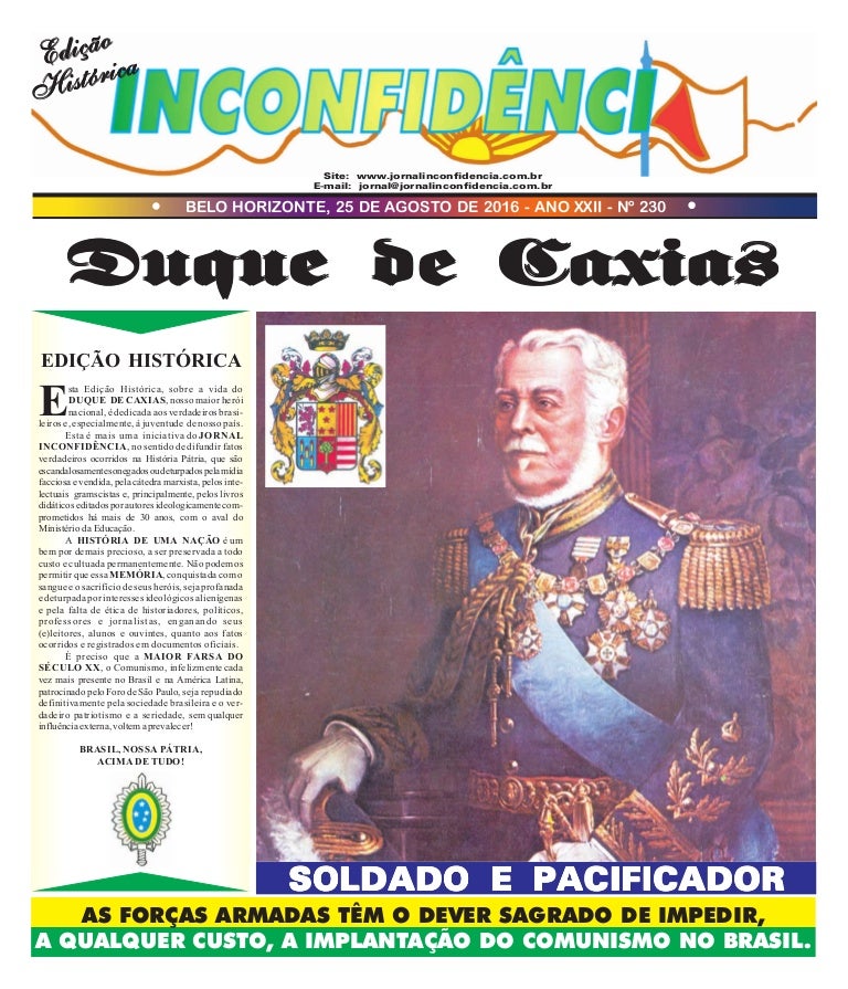 Edição Histórica do Duque de Caxias Edição Histórica do Duque de Caxias