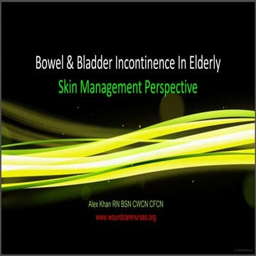 Incontinence in elderly