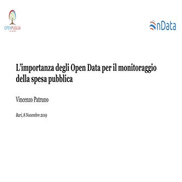 L'importanza degli Open Data per il monitoraggio della spesa pubblica
