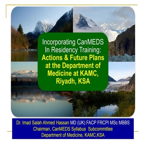 Incorporating CanMEDS in Residency Training  Final 1