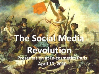 Richard Stacy's presentation at in-cosmetics Paris, 13/04/10