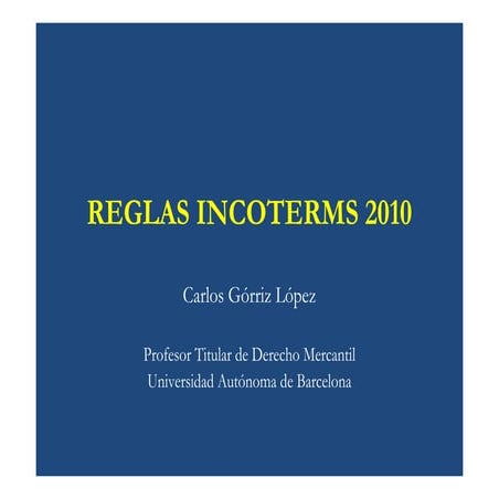 Incoterms 2010