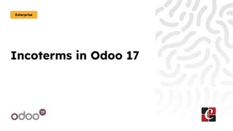 How to Apply Incoterms on a Sales Order in the Odoo 17
