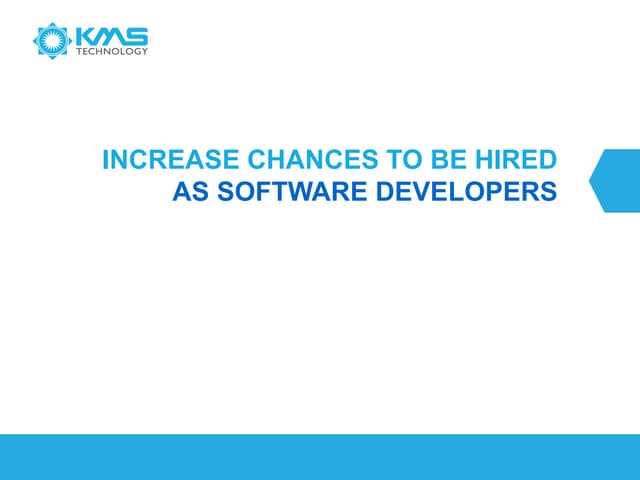 Increase Chances to Be Hired as Software Developers - 2014