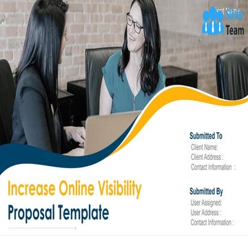 Increase Online Visibility Proposal Template PowerPoint Presentation Slides