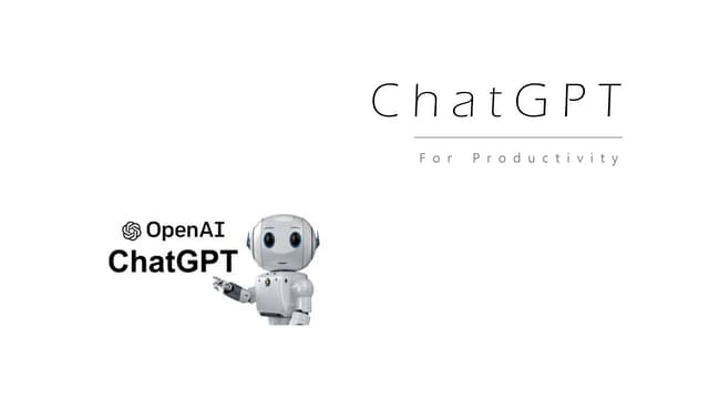 Increase Productivity with ChatGPT
