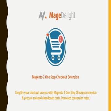 Increase sales with magento 2 one step checkout extension