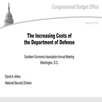 The Increasing Costs of the Department of Defense
