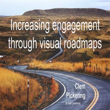 Increasing engagement through visual roadmaps v2