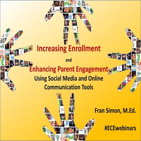 Increasing enrollment and parent engagement using social media and online com...
