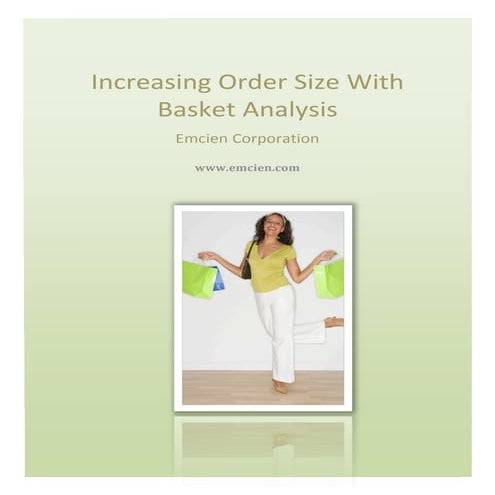 Increasing Order Size With Basket Analysis