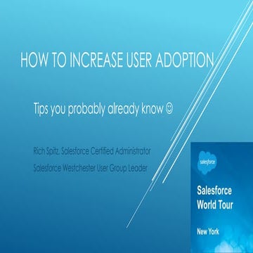Increasing Salesforce User Adoption