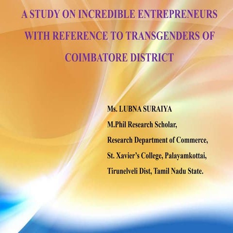 Incredible entrepreneurs