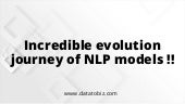 Incredible evolution journey of NLP models !!