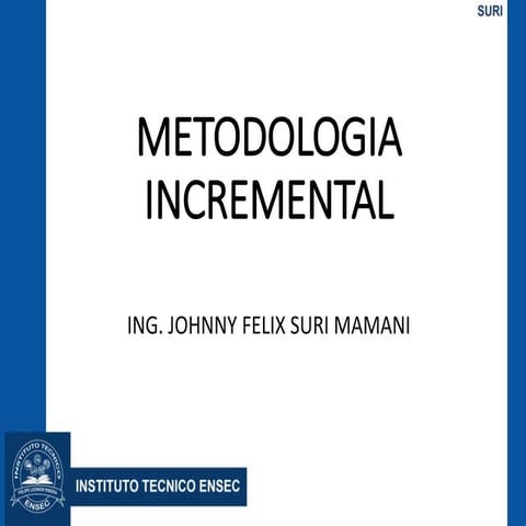 Metodologia Incremental