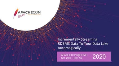Incrementally streaming rdbms data to your data lake automagically