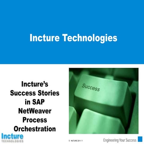 Incture SAP NetWeaver Success Stories