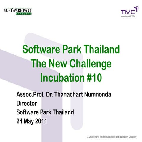 Software Park : Incubation #10