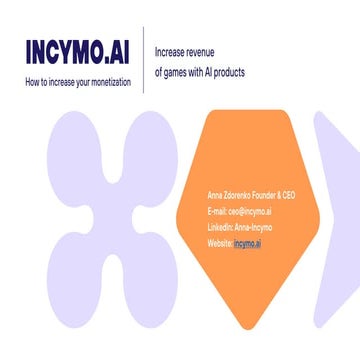 Pitch Deck Teardown: Incymo AI's $850K Seed deck