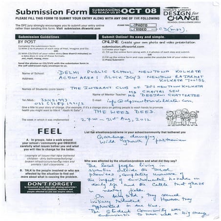 IND-2012-13 Delhi Public School, Newtown The Weed Deed 