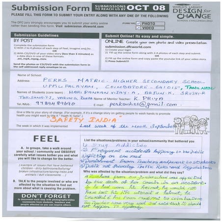 IND-2012-24 PERKS Martic Higher Sec School  Safety India